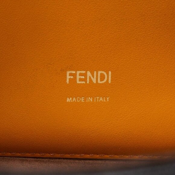 Fendi Multicolor Quilted Leather/Suede Kan U Shoulder Bag - Picture 8 of 10